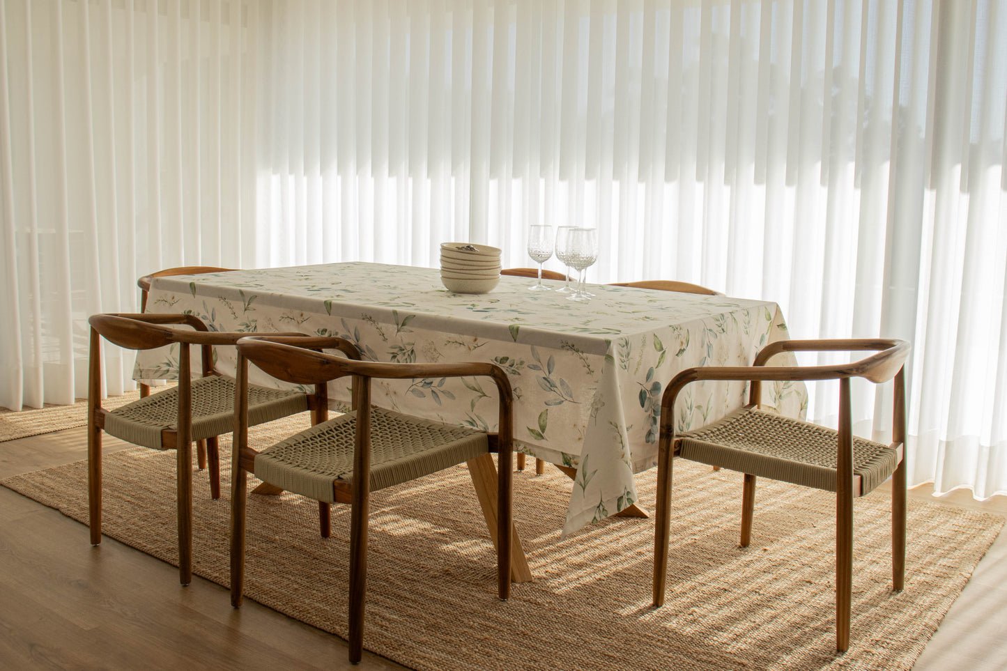 Toalha de Mesa - FLORAL SUAVE