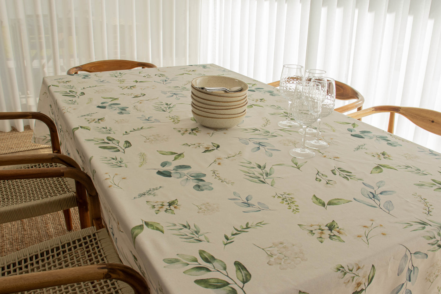 Toalha de Mesa - FLORAL SUAVE