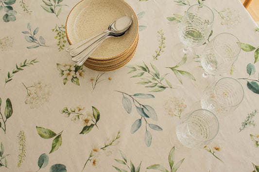 Toalha de Mesa - FLORAL SUAVE